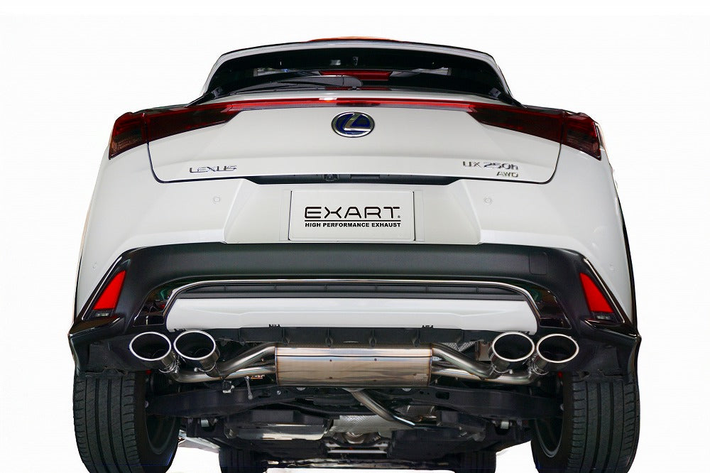 EXART ONE MUFFLER STAINLESS STEEL TAIL EXHAUST EXHAUST FOR LEXUS UX250H AWD 6AA-MZAH15 M20A-FXS EA02-LX120-S