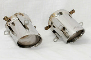 KREISSIEG FIRST CAT-BACK F1 SOUND VALVETRONIC EXHAUST SYSTEM STAINLESS STEEL FLOATING CURL TAIL SANDBLASTED KSG LOGO MARK FOR ASTON MARTINE V8 VANTAGE ASV8-03-STAINLESS