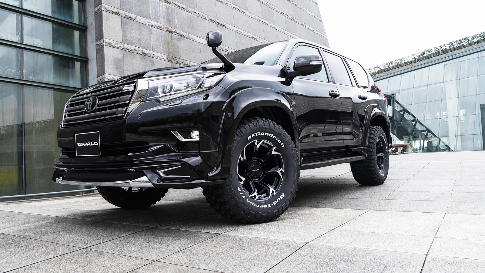 WALD SPORTS LINE OVER FENDER UNPAINTED FOR LAND CRUISER PRADO GDJ15#W TRJ150W WALD-00029