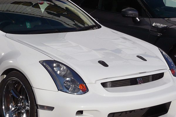 TOP SECRET G-FORCE BONNET FRP FOR NISSAN SKYLINE V35 350GT TOP-SECRET-00516