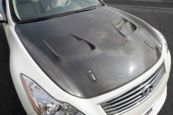 TOP SECRET G-FORCE AERO BONNET CARBON FOR NISSAN SKYLINE V36 360GT TOP-SECRET-00524