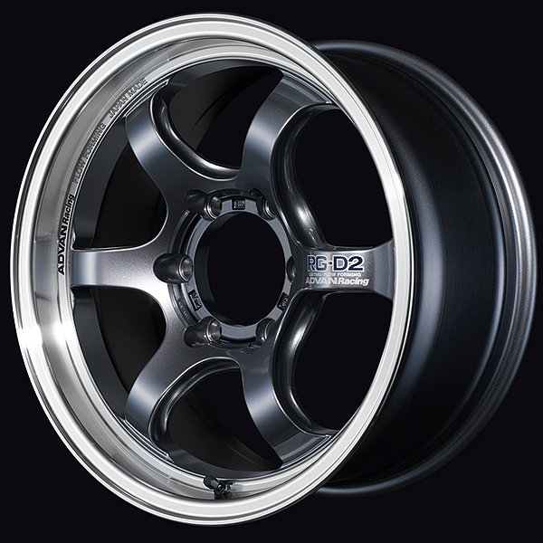 YOKOHAMA ADVAN RACING RG-D2 FOR PICKUP 17X8.0J 6X139.7 20 MGM MACHINING - RACING GUNMETALLIC YOKOHAMA-ADVAN-02095