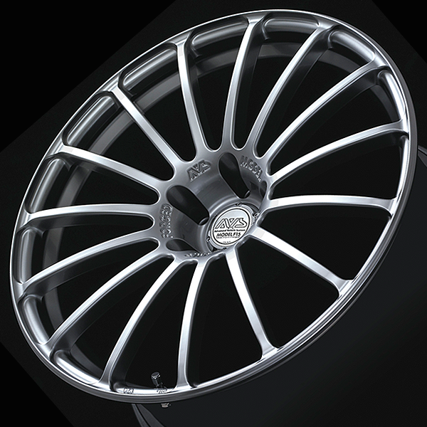 YOKOHAMA AVS MODEL F15 FOR JAPANESE CARS 19X8.5J 5X114.3 45 PS PLATINUM SILVER YOKOHAMA-ADVAN-04366