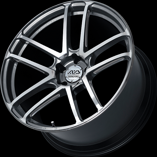 YOKOHAMA AVS MODEL F50 FOR JAPANESE CARS 19X9.5J 5(M14)X114.3 50 HPBC HYPER PLATINUM BLACK COMBI YOKOHAMA-ADVAN-00048