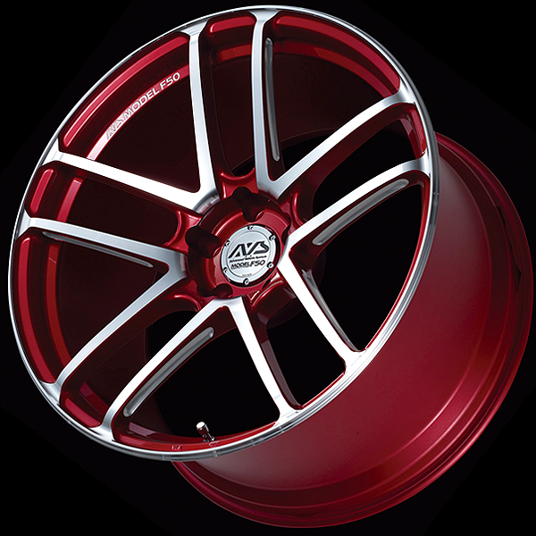 YOKOHAMA AVS MODEL F50 FOR EUROPEAN CARS 20X11.0J 5(M14)X114.3 40 PRC PLATINUM RED COMBI YOKOHAMA-ADVAN-00229