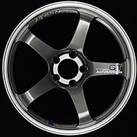 YOKOHAMA ADVAN RACING GT 18INCH FOR JAPANESE CARS 18X8.5J 5(M14)X114.3 51 MMB MACHINING - RACING METAL BLACK YOKOHAMA-ADVAN-03107