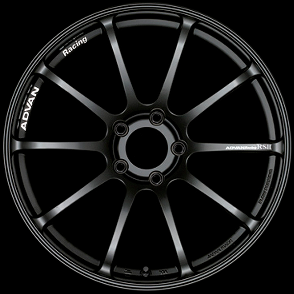 YOKOHAMA ADVAN RACING RS2 FOR EUROPEAN CARS 18X9.0J 5(M14)X120 20 SGB SEMI-GLOSS BLACK YOKOHAMA-ADVAN-03882