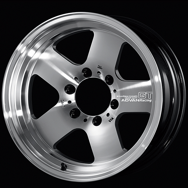YOKOHAMA ADVAN RACING GT HEAVY DUTY FOR JAPANESE CARS 17X8.5J 6(M14)X139.7 -10 MDC MACHINING - DIAMOND CUT YOKOHAMA-ADVAN-03097