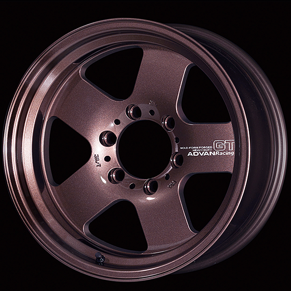 YOKOHAMA ADVAN RACING GT HEAVY DUTY FOR JAPANESE CARS 17X8.5J 6(M14)X139.7 -10 RCB RACING COPPER BRONZE YOKOHAMA-ADVAN-03100