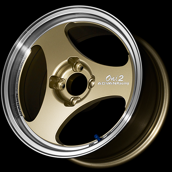 YOKOHAMA ADVAN RACING R6 FOR JAPANESE CARS 15X7.0J 4(M14)X100 30 MCG MACHINING - CHAMPAGNE GOLD YOKOHAMA-ADVAN-00897