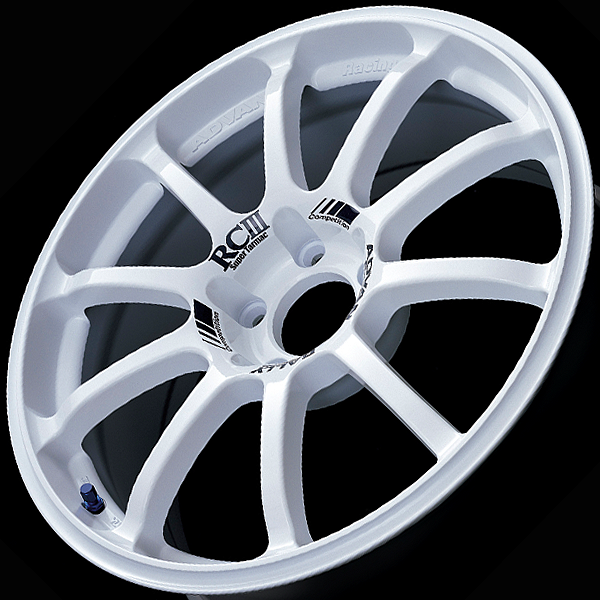 YOKOHAMA ADVAN RACING RC3 FOR JAPANESE CARS 17X7.5J 5X100 48 WW WHITE YOKOHAMA-ADVAN-03707