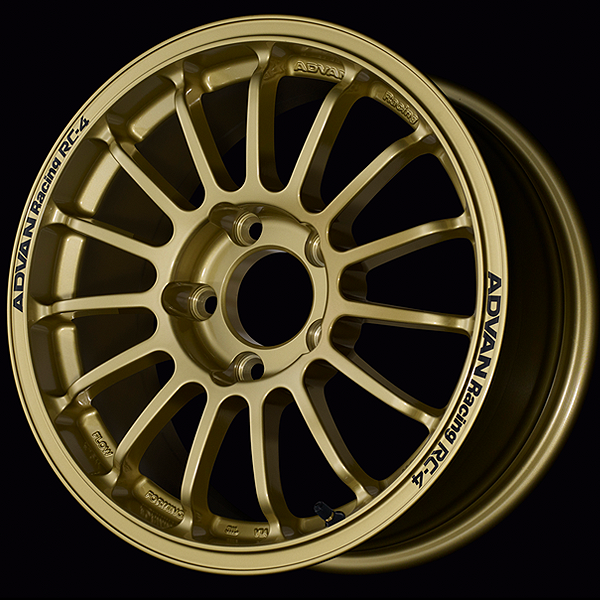 YOKOHAMA ADVAN RACING RC-4 FOR JAPANESE CARS 15X7.0J 5X114.3 35 RG RALLY GOLD YOKOHAMA-ADVAN-03690