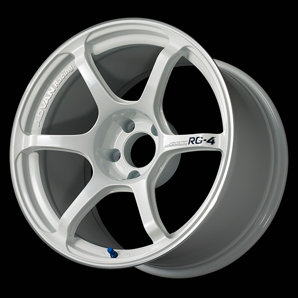 YOKOHAMA ADVAN RACING RG-4 FOR JAPANESE CARS 17X9.0J 5(M12)X114.3 35 WMR RACING WHITE METALLIC - RING YOKOHAMA-ADVAN-00618