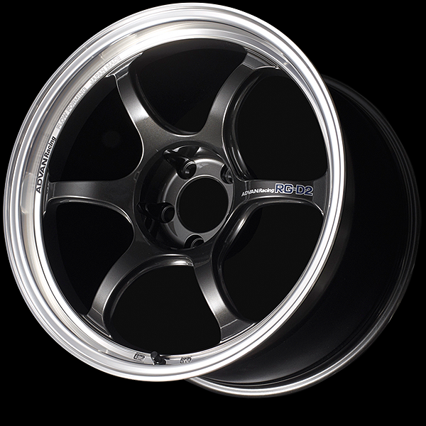 YOKOHAMA ADVAN RACING RG-D2 FOR JAPANESE CARS 18X8.5J 5X100 45 MBG MACHINING - BLACK GUNMETAL YOKOHAMA-ADVAN-01962