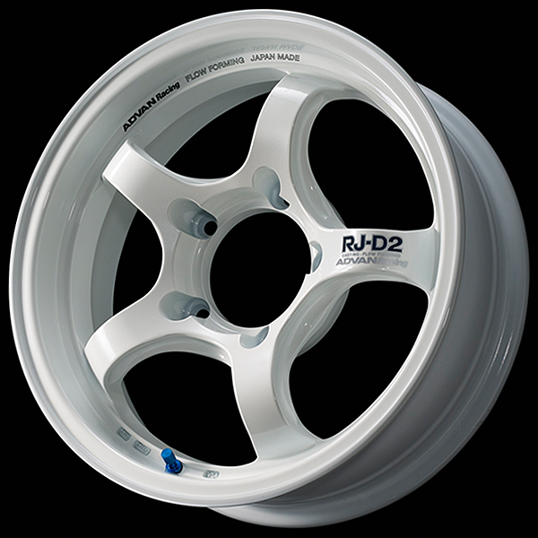 YOKOHAMA ADVAN RACING RJ-D2 FOR JIMNIY 16X5.5J 5X139.7 20 RWM RACING WHITE METALLIC YOKOHAMA-ADVAN-02102