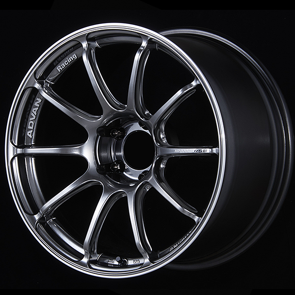 YOKOHAMA ADVAN RACING RSIII FOR JAPANESE CARS 18X9.5J 5(M12)X114.3 45 HBR RACING HYPER BLACK - RING YOKOHAMA-ADVAN-01205