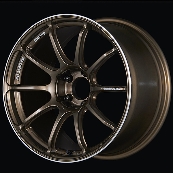 YOKOHAMA ADVAN RACING RSIII FOR EUROPEAN CARS 18X8.0J 5(M14)X100 37 UBR AMBER BRONZE METALLIC - RING YOKOHAMA-ADVAN-01263