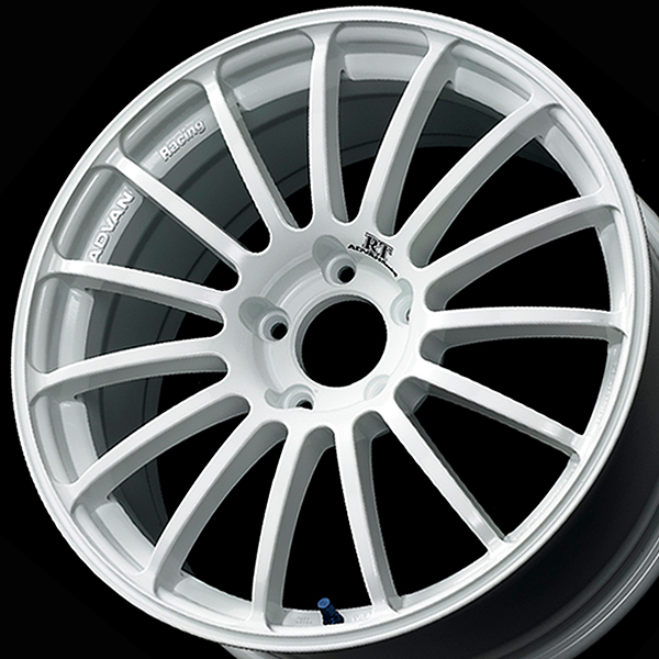 YOKOHAMA ADVAN RACING RT FOR JAPANESE CARS 17X7.0J 5X100 50 WW RACING WHITE YOKOHAMA-ADVAN-04506