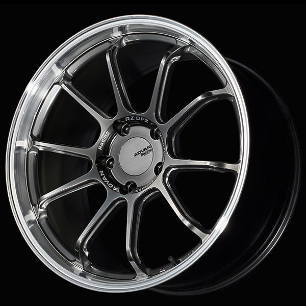 YOKOHAMA ADVAN RACING RZ-DF2 FOR EUROPEAN CARS 20X10.5J 5X130 45 MHPB MACHINING - HYPER PLATINUM BLACK YOKOHAMA-ADVAN-00558