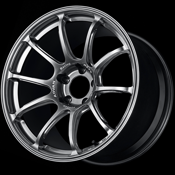 YOKOHAMA ADVAN RACING RZ-F2 FOR JAPANESE CARS 18X9.5J 5X114.3 Φ73 Φ73 HPB HYPER PLATINUM BLACK YOKOHAMA-ADVAN-01752