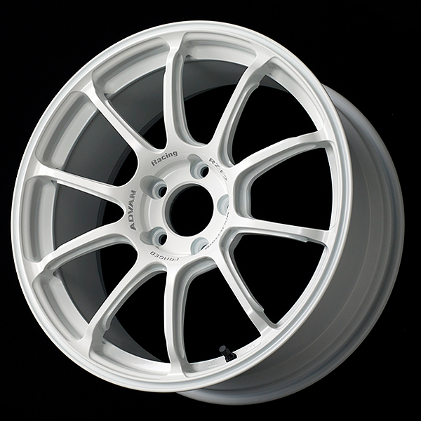 YOKOHAMA ADVAN RACING RZ-F2 FOR JAPANESE CARS 18X8.0J 5X114.3 73 73 WW RACING WHITE YOKOHAMA-ADVAN-01793