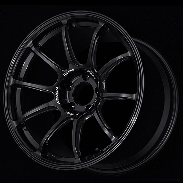 YOKOHAMA ADVAN RACING RZ-F2 FOR JAPANESE CARS 18X9.0J 5X120 Φ72.5 Φ73 TBK RACING TITANIUM BLACK YOKOHAMA-ADVAN-01739