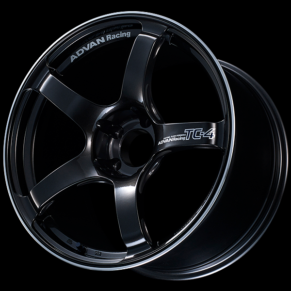 YOKOHAMA ADVAN RACING TC-4 FOR JAPANESE CARS 15X8.0J 4(M14)X100 28 BGR BLACK GUNMETALLIC - RING YOKOHAMA-ADVAN-01346