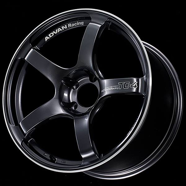 YOKOHAMA ADVAN RACING TC-4 FOR JAPANESE CARS 17X7.5J 4(M14)X100 35 GMR RACING GUNMETALLIC - RING YOKOHAMA-ADVAN-01422