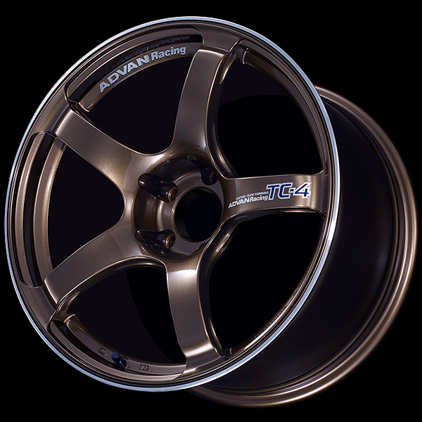 YOKOHAMA ADVAN RACING TC-4 FOR JAPANESE CARS 17X6.5J 4(M14)X100 40 UBR AMBER BRONZE METALLIC - RING YOKOHAMA-ADVAN-01394