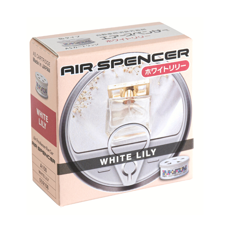 AIR SPENCER CAR AIR FRESHENER A108 WHITE LILY 59108