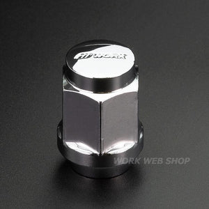 WORK M12 x P1.25 LOCK NUT SET 20 PIECES CHROME WORK-00014