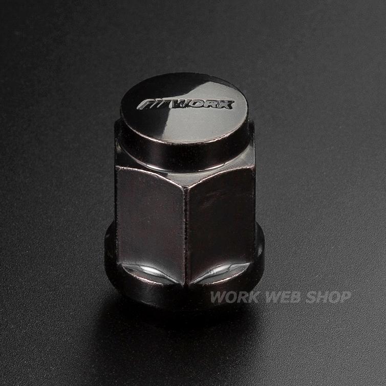 WORK M12 x P1.25 LOCK NUT SET 20 PIECES BLACK WORK-00013