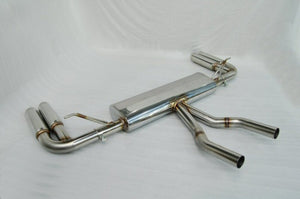 KREISSIEG CAT-BACK F1 SOUND EXHAUST SYSTEM WONDERWOLF VER. TITANIUM FLOATING CURL TAIL SANDBLASTED KSG LOGO MARK S MODEL FOR PORSCHE 955 CAYENNE S  PCAYS-06-TITANIUM-S