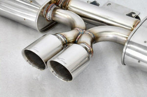 KREISSIEG FIRST CAT-BACK F1 SOUND EXHAUST SYSTEM WONDERWOLF VER. TITANIUM FLOATING CURL TAIL SANDBLASTED KSG LOGO MARK 6SP EARLY MODEL FOR PORSCHE 987 CAYMAN ZENKI  P987C-05-TITANIUM-6SP