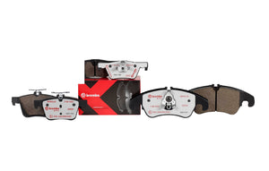 BREMBO BRAKE PADS EXTRA LEFT AND RIGHT SET FRONT FOR PEUGEOT 307 (HATCHBACK 1.6 AT) T5NFU 06.08-08.06 P61-068X