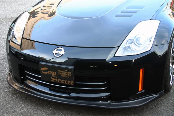 TOP SECRET G-FORCE FRONT LIP SPOILER FOR HR CARBON FOR NISSAN FAIRLADY Z33 350Z TOP-SECRET-00507
