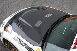 TOP SECRET G-FORCE AERO BONNET TYPE 2 HR COMPATIBLE FRP FOR NISSAN FAIRLADY Z33 350Z TOP-SECRET-00490