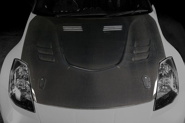 TOP SECRET G-FORCE AERO BONNET TYPE 2 HR COMPATIBLE CARBON FOR NISSAN FAIRLADY Z33 350Z TOP-SECRET-00491