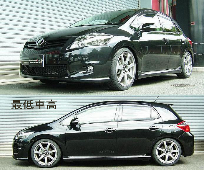 RS-R BASIC-I COILOVER SUSPENSION RECOMMENDED SPRING RATE FOR TOYOTA AURIS ZRE152H BAIT470M