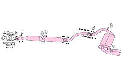 FUJITSUBO Legalis R  Exhaust For EF6 CR-X 1.5X 750-52431