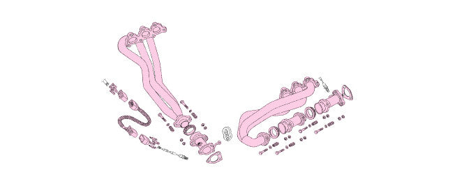 FUJITSUBO Super EX  Headers  For NA1 NSX 3.0 550-55504