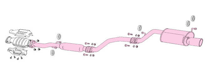 FUJITSUBO Legalis R  Exhaust For EG2 CR-X del Sol SiR MT 760-52441