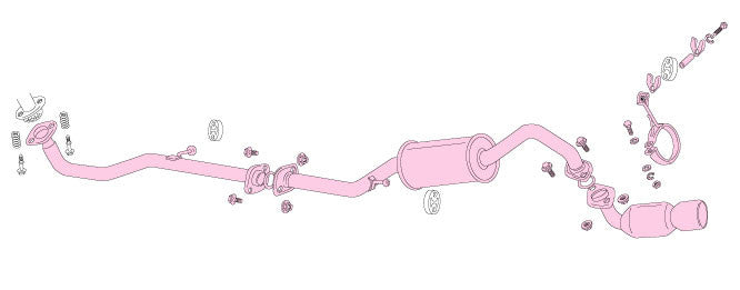 FUJITSUBO POWER Getter Exhaust For M201G YRV turbo 2WD 160-71513