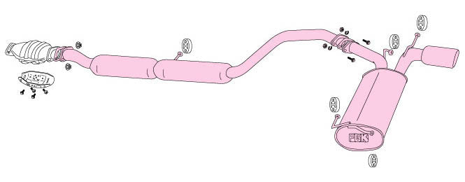 FUJITSUBO Legalis R  Exhaust For RNN14 Pulsar GTI-R 760-12032