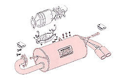 FUJITSUBO Legalis R  Exhaust For AW11 MR2 twin cam 16V 750-23511