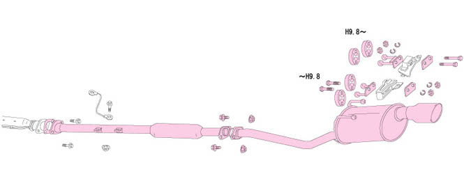 FUJITSUBO Wagolis  For SXM10G Ipsum 2WD minor after 450-27214