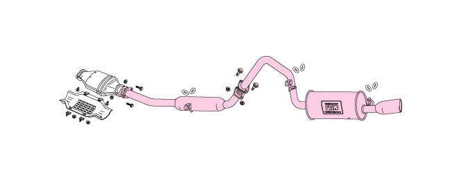 FUJITSUBO Legalis R  Exhaust For GX70G Mark II Wagon 760-24025