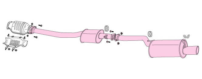 FUJITSUBO Legalis R  Exhaust For MX83 Chaser 3.0 760-24034