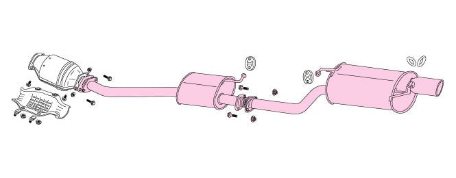 FUJITSUBO Legalis R  Exhaust For GX100 Mark II 2.0 Haimeka twin cam 760-24053