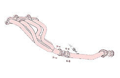 FUJITSUBO Super EX BASIC VERSION  Headers  For SXE10 ALTEZZA RS200 MT 620-23812